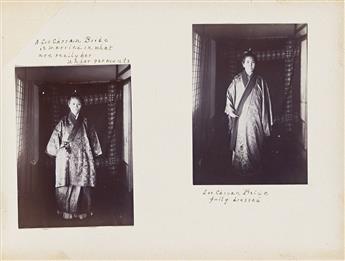 (JAPAN) An album with approximately 67 images documenting the city of Naha on the Okinawa Island and its inhabitants. Circa 1910s.